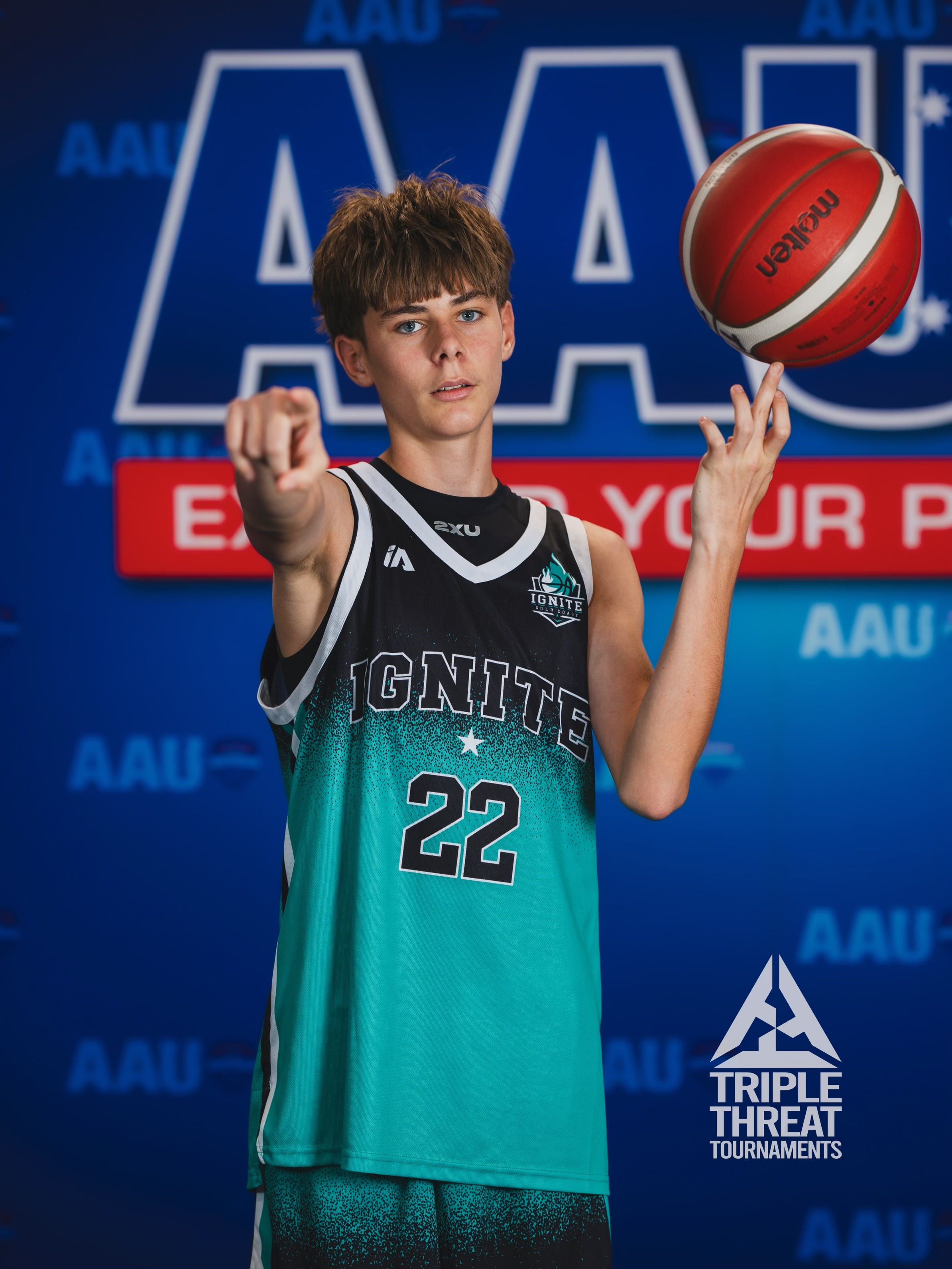 GC Ignite player with ball