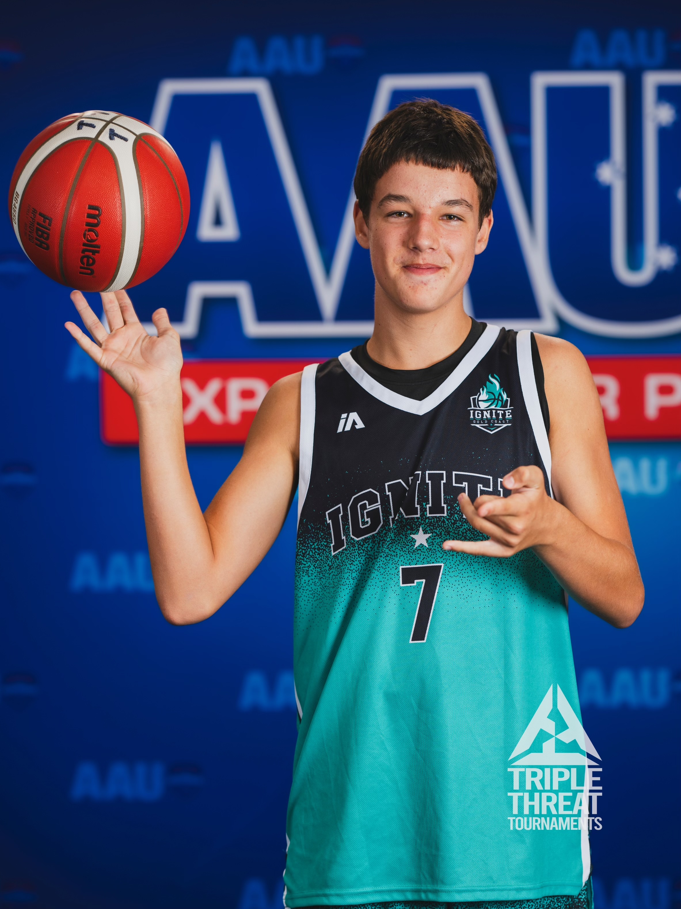 GC Ignite player spinning ball